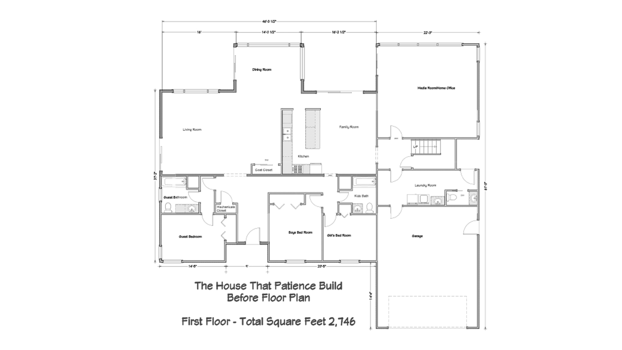 18 Mid Centruy Modern Make Over First Floor Plan Before