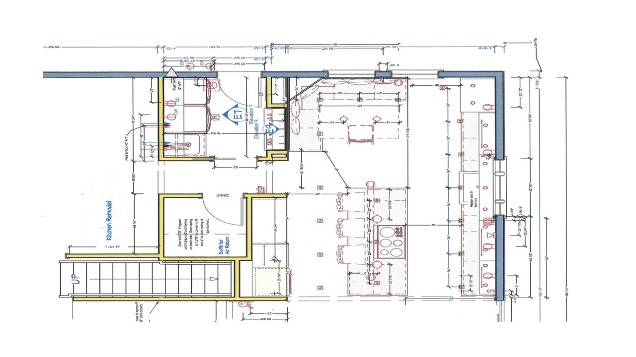 Contemporary Farmhouse Floor Plan Before